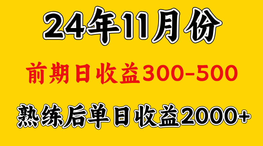 轻资产项目，前期日收益500左右，后期日收益1500-2000左右，多劳多得-小哥找项目网创