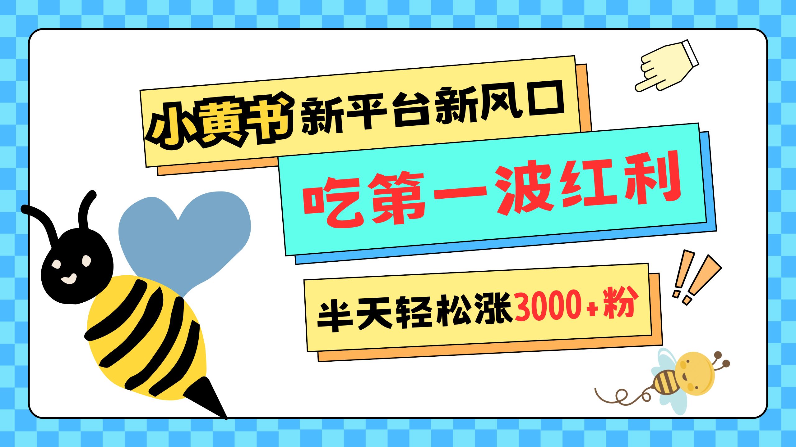 网易版小红书重磅来袭，新平台新风口，管理宽松，半天轻松涨3000粉，第一波红利等你来吃-小哥网